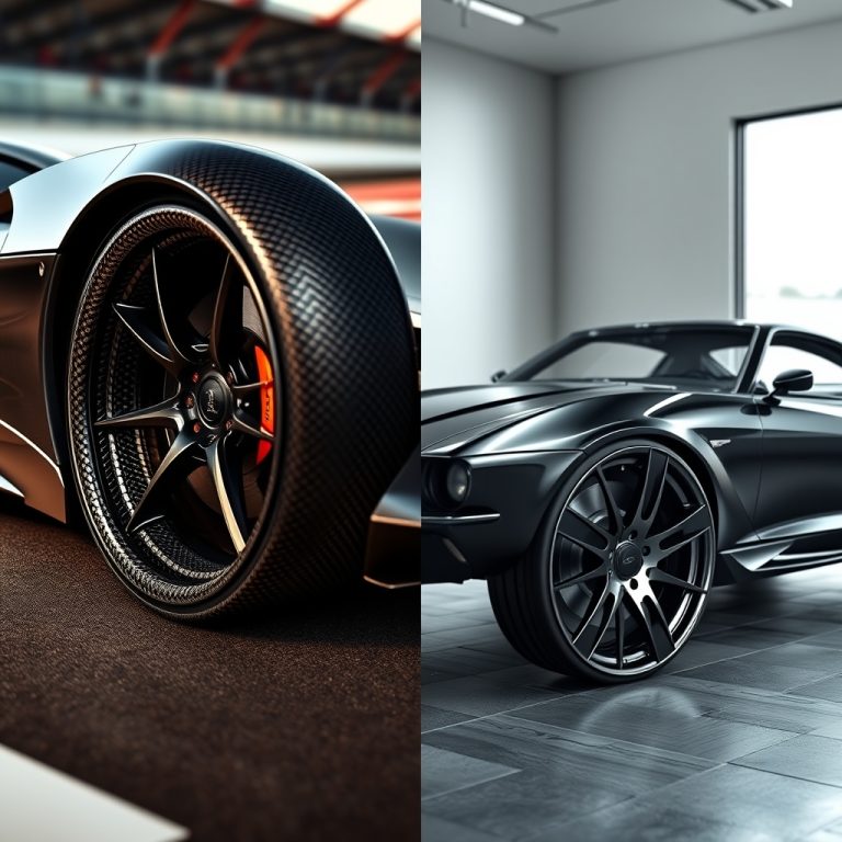 The Rise of Carbon Fiber and Billet Aluminum Rims: Where Cutting-Edge Technology Meets Automotive Artistry