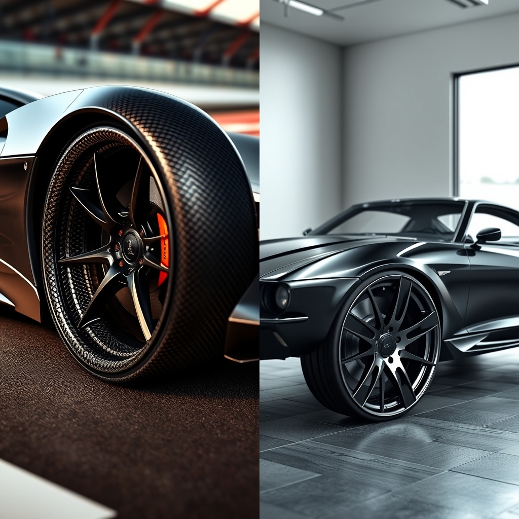 The Rise of Carbon Fiber and Billet Aluminum Rims: Where Cutting-Edge Technology Meets Automotive Artistry