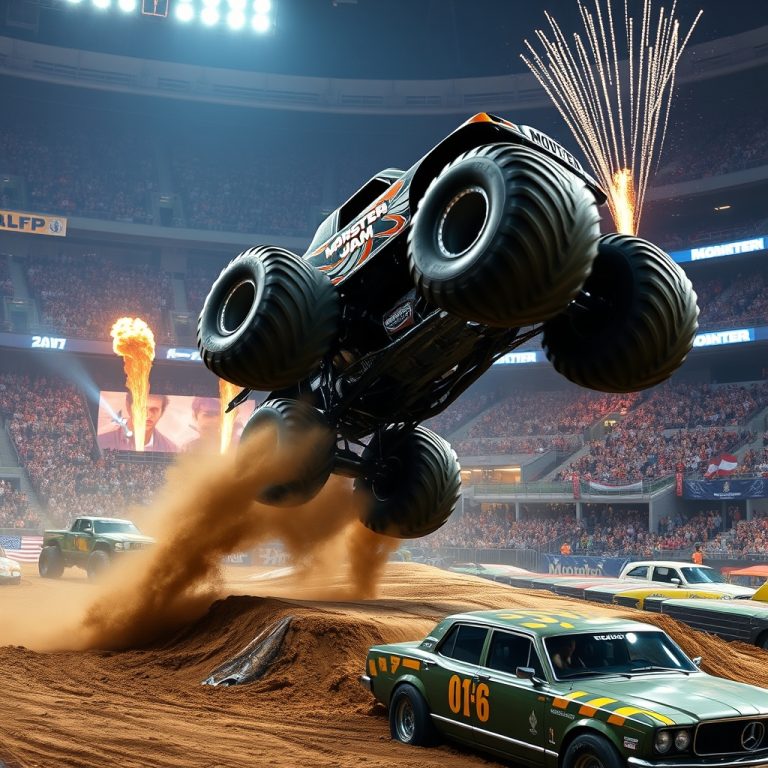 The Ultimate Guide to Monster Truck Racing: History, Events, and Legends