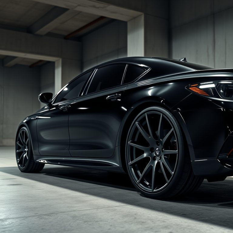 The Subtle Elegance of Matte Black Rims: How a Dark Finish Redefines Modern Automotive Sophistication