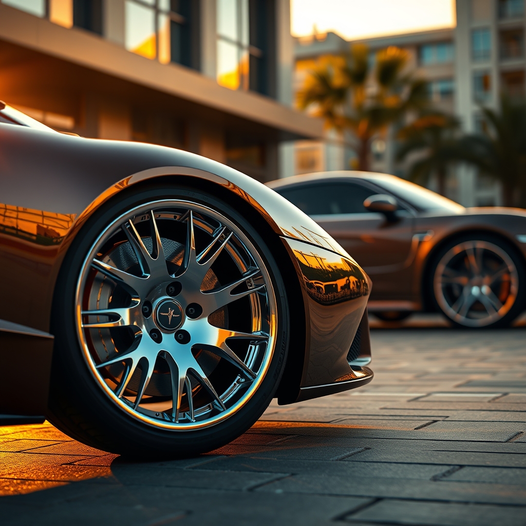 The Unseen Fusion of Luxury and Performance: How Multi-Spoke, Chrome, and Carbon Fiber Rims Redefine Automotive Grandeur